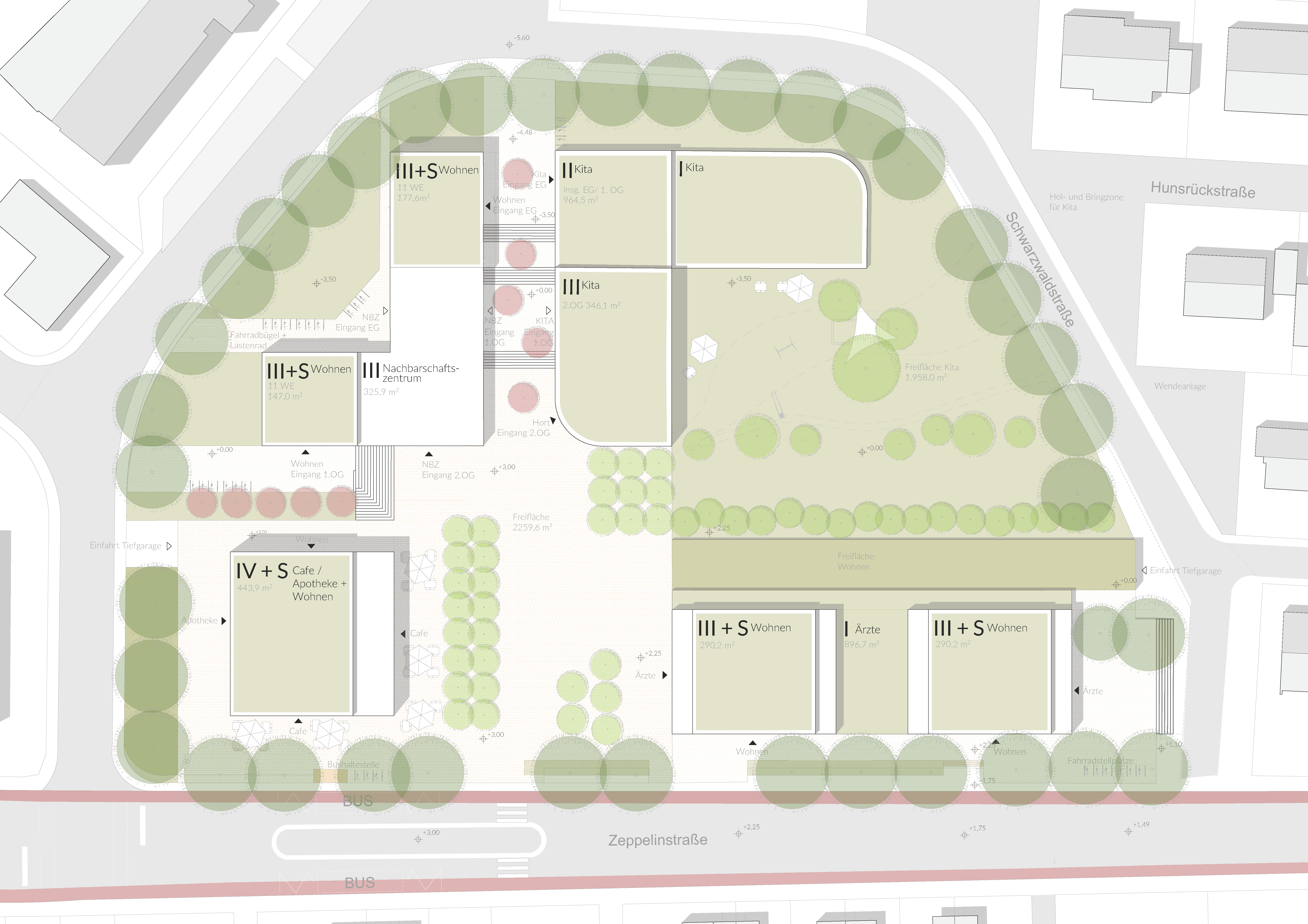 .4 1_200 Lageplan Illustrativ mit Beschriftung
